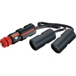Répartiteur pour allume - cigare procar 67889200 charge de courant max 16 a x2 Répartiteur pour allume - cigare procar 67889200 charge de courant max 16 a x2
