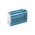 Bornier de connexion 125a - rail th35 - 500v ac - blanc - kanlux