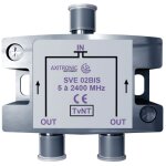 R�partiteur terrestre et satellite avec passage d?alimentation 3 sorties - cae groupe - sve03bis