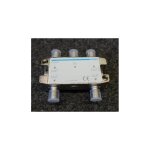 Répartiteur tv hertzien / satellite 4 sorties coaxiale 5 / 2400 mhz connexion fiches type 'f' pour câble ... Répartiteur tv hertzien / satellite 4 sorties coaxiale 5 / 2400 mhz connexion fiches type 'f' pour câble ...