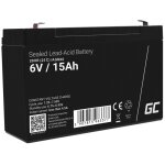 Replacement agm gel battery 6v 15ah rechargeable sealed lead acid battery maintenance free battery replacement ...
