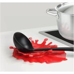 Repose - cuill�re moule � ketchup en silicone repose - cuill�re moutarde gadget de cuisine porte - gobelet ...