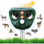 Rpulsif chat exterieur, ultrason chat, repulsif chien, charge solaire, chargement usb prvenir les chiens ...