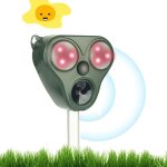 R�pulsif chat ultrason, ultrason chat exterieur, repulsif chien, charge solaire, chargement usb pr�venir ...