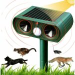 R�pulsif solaire � ultrasons pour chats r�pulsif pour chats d'ext�rieur sensibilit� et fr�quence r�glables ...