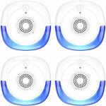 Rpulsif ultrasons insectes haute puissance 4 pcs anti rongeurs electrique appareil ultrason anti antiparasita ...