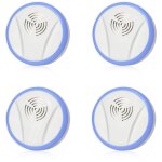Rpulsif ultrason moustique lot de 4,  ultrasons insectifuge lectronique et anti - rongeurs pour rongeurs ...