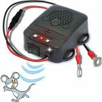 Rpulsif ultrason pour voiture, lectronique dissuasion rpulsif anti - fouine de rat avec lampes stroboscopiq ...
