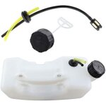 R�servoir dessence de 1, 2 l / 1200 ml avec bouchon de r�servoir - kit de tuyau � essence pour de nombreux ...