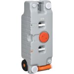 R�servoir d'eau de camping 75l - jerrican eau portable - indicateur niveau, 3 roues, poign�es - hdpe ...