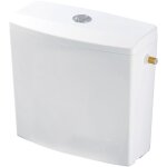 R�servoir iseo clean bas apparent avec kit de chasse d'eau complet, wirquin 50720024, blanc