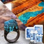 Resin pro - resine epoxy ultra transparent / multiusage 1. 6 kg effet eau cristalline, pour crations ...