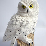 R�sine hibou ornement simul� hibou en jardin jardin oiseaux statue sculpture pelouse sc�ne d�coration ...