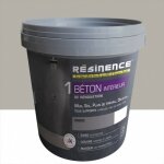 Resinence - enduit bton mur, sol carrelage gris ombre, 4 kg