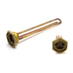 R�sistance 3000 w pour chauffe - eau �lectrique ? longueur 280 mm ? tension 230 v ? diam�tre 31, 75 mm ...