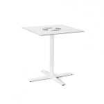 Resol toledo aire table carr�e int�rieure, ext�rieure 70x70 ivoire