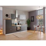 Cuisine cuisine quipe bloc vide blanc gris malia 270 cm respekta