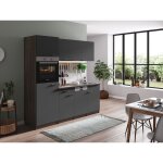 Cuisine kitchenette bloc cuisine intgre chne york gris oliver 205 cm respekta