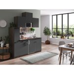 Cuisine kitchenette ch�ne york gris oliver 180 cm respekta