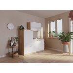 Cuisine mini - cuisine single chne blanc rfrigrateur luis 160 cm respekta