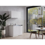 Cuisine mini - cuisine single kitchenette blanc levin 100 cm respekta