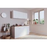 Cuisine mini - cuisine single luis 150 cm encastrable blanc sans rfrigrateur respekta