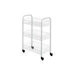 Resserre demontable 3 paniers siena blanc - metaltex