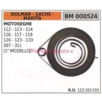 Ressort de d�marrage dolmar pour tron�onneuse 112 113 114 116 117 119 000524
