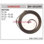Ressort de d�marrage kawasaki pour d�broussailleuse td 18 tg 20 th 23 26 001099