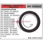 Ressort de dmarrage zenoah pour dbroussailleuse bc 2201dl 342dlm 2301dlm dwm 006069