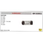 Ressort diaphragme carburateur moteur kawasaki d�broussailleuse tf22d - tg28d - th23v