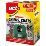 Retro - acto - acto repulsif ultrason chiens chats photovoltaique
