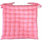 Assise de chaise matelass�e en coton rose