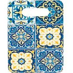 Dessous de plat carreaux de ciment en c�ramique et li�ge