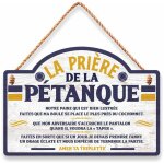 Plaque � suspendre pri�re de la p�tanque 20 cm