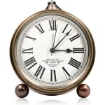 Reveil matin, reveil vintage, retro alarme rveil avec grand cadran rveil analogique pour enfant adulte ...