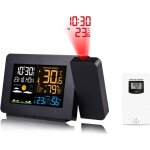 Rveil de projection avec capteur extrieur, station mto personnelle pour chambre  coucher, projecteur ...