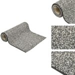 Vidaxl ? rev�tement de pierre gris 500x40 cm ? pour ruisseau ? non - tiss� pp polaire ? colle s�curitaire ...