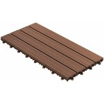 Floordirekt - dalles de terrasse lot de 6 pièces, royal marron clair 60 x 30 cm - 1 m² Floordirekt - dalles de terrasse lot de 6 pièces, royal marron clair 60 x 30 cm - 1 m²