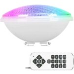 Rgbw 40w lumiere piscine multicolore led par56, lampe etanche ip68, clairage de piscine submersible ...