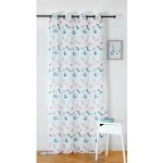 Homemaison - rideau d'ameublement enfant 'dino' - 150x240cm - blanc