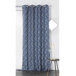 Rideau d'ameublement imprim� art d�co bleu 135x250 cm