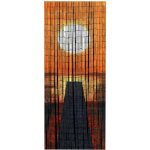 Rideau de porte motif 'coucher de soleil' wenko protection anti insectes, anti mouches, brise vue, fabrication ... Rideau de porte motif 'coucher de soleil' wenko protection anti insectes, anti mouches, brise vue, fabrication ...