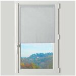 Rideau brise bise - 60 x 90 cm - lisa - diffrents coloris - perle
