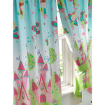 Argofield - rideaux doubl�s ch�teau princesses - la princesse dort - 168 cm x 183 cm