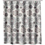 Rideau de douche, 220x200cm en tissu polyester, rideau baignoire beau pour salle de bain