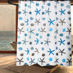 Rideau de douche rideaux de douche en �toile de mer r�sistant � moisissure anti bact�rien imperm�able ...