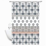 Rideau de douche impermeable anti - moisissure 240 x 200cm avec anneaux salle de bain majolique 59520 ... Rideau de douche impermeable anti - moisissure 240 x 200cm avec anneaux salle de bain majolique 59520 ...