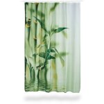 Relaxdays rideau de douche motif bambou en polyester tissu vert lavable 180 x 200 baignoire, vert Relaxdays rideau de douche motif bambou en polyester tissu vert lavable 180 x 200 baignoire, vert