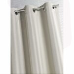 Homemaison - rideau d'extrieur en tissu dperlant ecru 140x260 cm